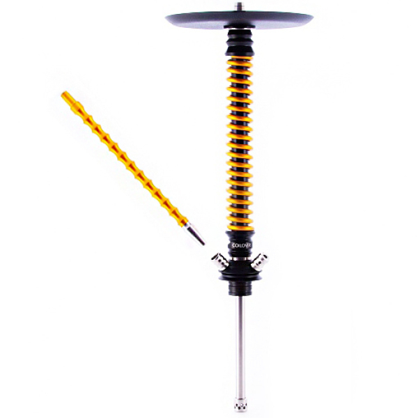 Кальян Mamay Customs V3  Coilovers Черный Gold Anod в Ханты-Мансийске