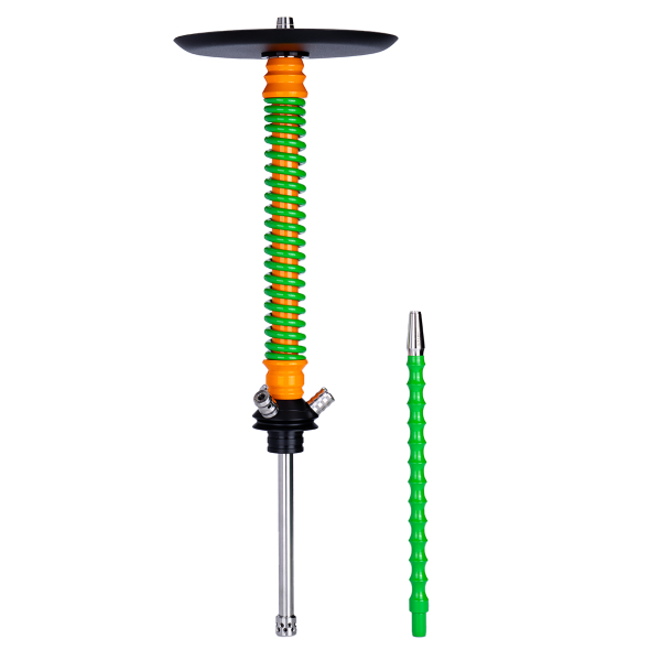 Кальян Mamay Customs Coilovers Оранжево Салатовый в Ханты-Мансийске