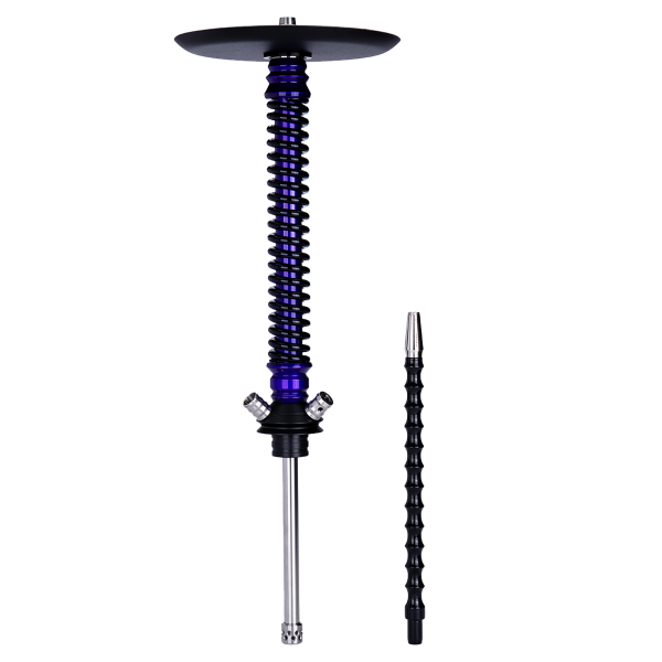 Кальян Mamay Customs Coilovers Фиолетовый Лак Черный в Ханты-Мансийске