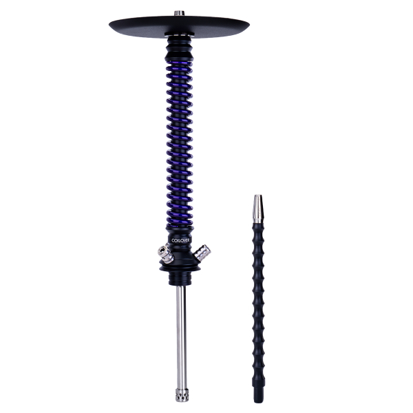 Кальян Mamay Customs Coilovers Чёрно Фиолетовый Лак в Ханты-Мансийске