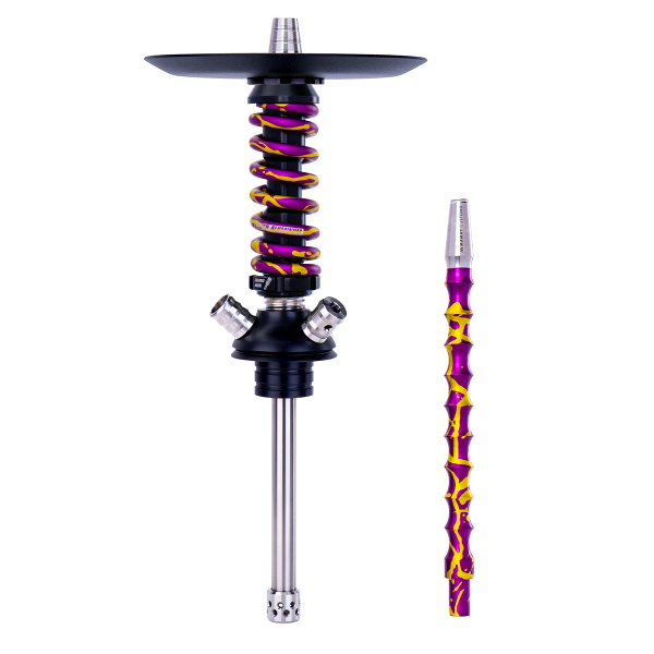 Кальян Mamay Customs Coilover Micro Пурпурно Золотой Сплеш в Ханты-Мансийске