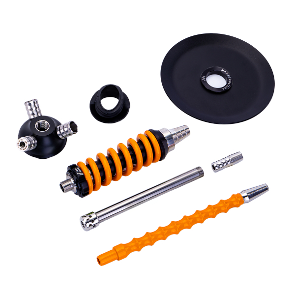 Кальян Mamay Customs Coilover Micro Чёрно Оранжевый в Ханты-Мансийске