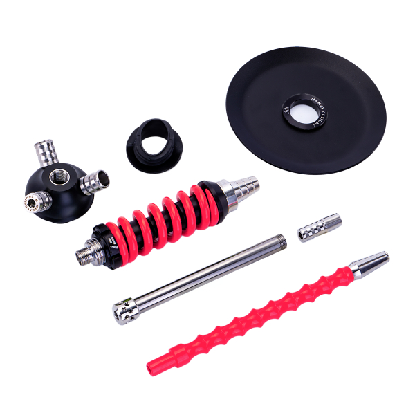 Кальян Mamay Customs Coilover Micro Чёрно Розовый в Ханты-Мансийске