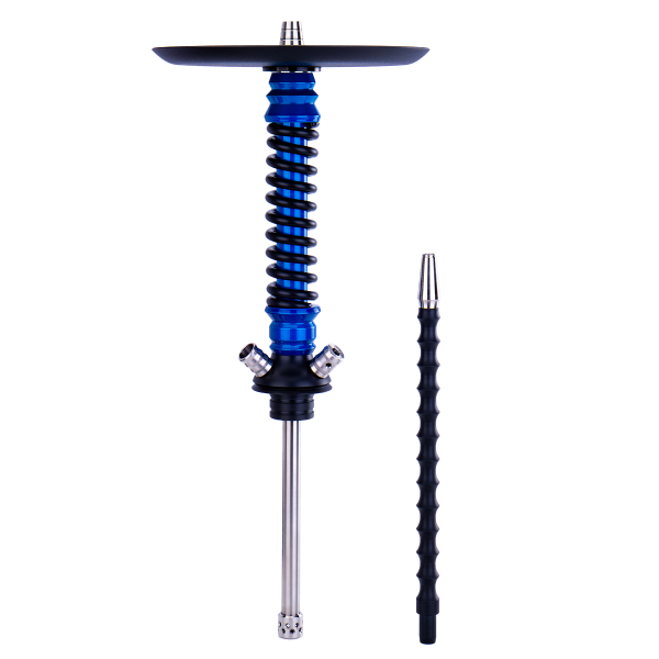 Кальян Mamay Customs Coilovers Mini Голубой Лак Черный в Ханты-Мансийске