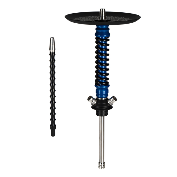 Кальян Mamay Customs Coilovers Mini Голубой Лак Черный Грав. Калиграфия в Ханты-Мансийске