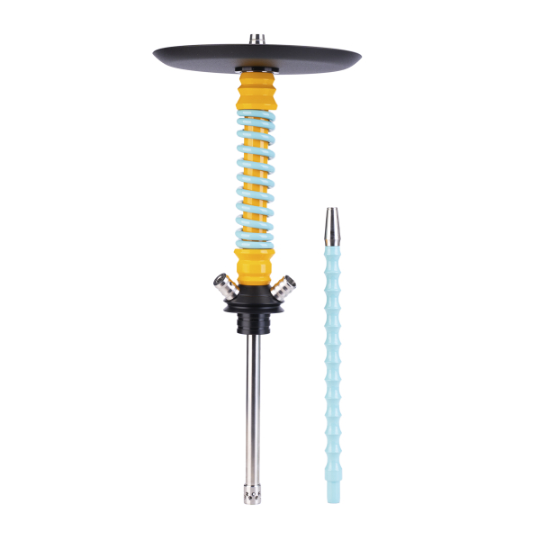 Кальян Mamay Customs Coilovers Mini Жёлто Мятный Грав. Котофаки в Ханты-Мансийске