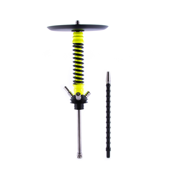 Кальян Mamay Customs Coilovers Mini Жёлтый Ф Чёрный   Гр. Bus в Ханты-Мансийске