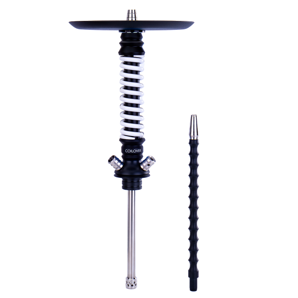 Кальян Mamay Customs Coilovers Mini Чёрно Белый   Гр. Кит в Ханты-Мансийске