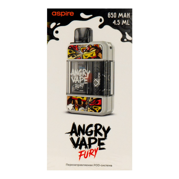 POD-система Brusko Angry Vape Fury 650 Mah Белый в Ханты-Мансийске
