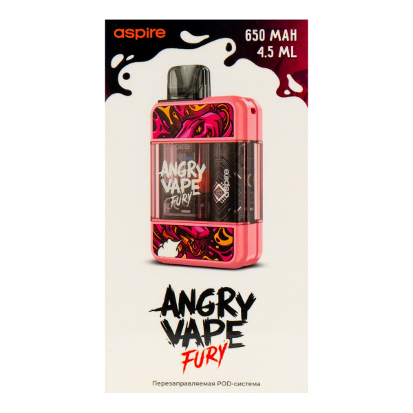 POD-система Brusko Angry Vape Fury 650 Mah Розовый в Ханты-Мансийске