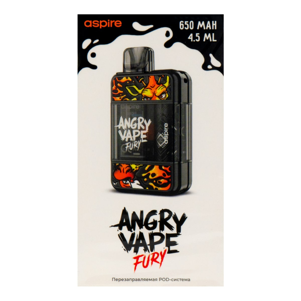POD-система Brusko Angry Vape Fury 650 Mah Черный в Ханты-Мансийске