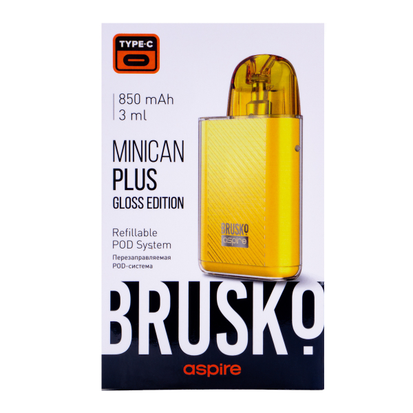 POD-система Brusko Minican Plus Gloss Edition Жёлтый в Ханты-Мансийске