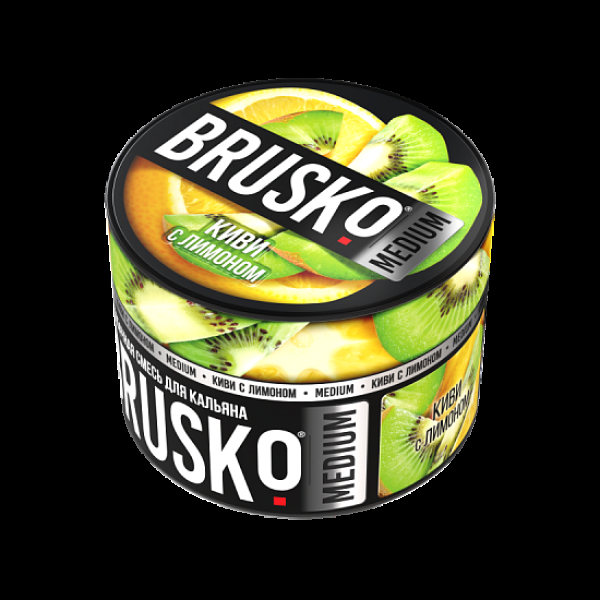 Бестабачная смесь Brusko Киви С Лимоном Medium 50 грамм в Ханты-Мансийске