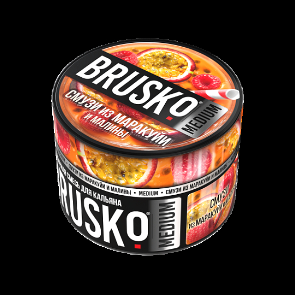 Бестабачная смесь Brusko Смузи Из Маракуйи И Малины Medium 50 грамм в Ханты-Мансийске