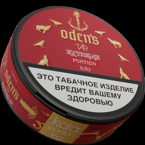 Жевательный табак Odens Tar  Portion  Kola 16 грамм в Ханты-Мансийске