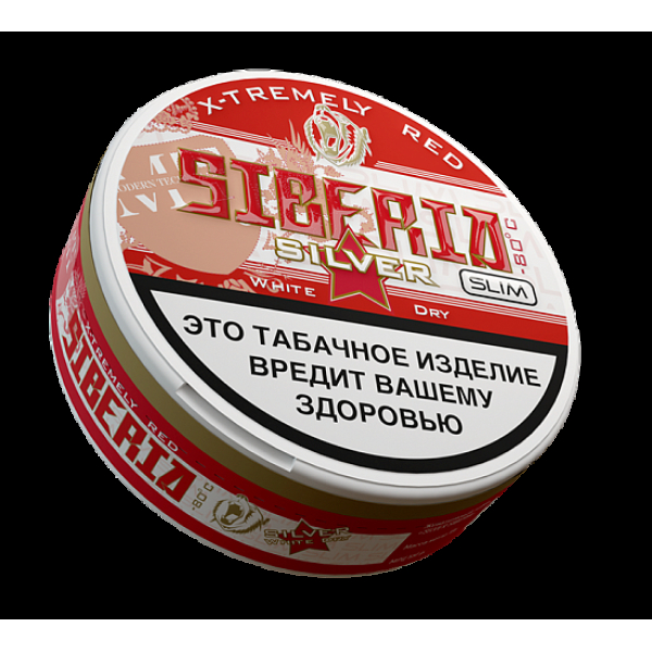 Жевательный табак Siberia Silver  Slim White Dry 13 грамм в Ханты-Мансийске