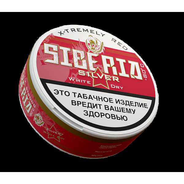 Жевательный табак Siberia Silver  White Dry 13 грамм в Ханты-Мансийске