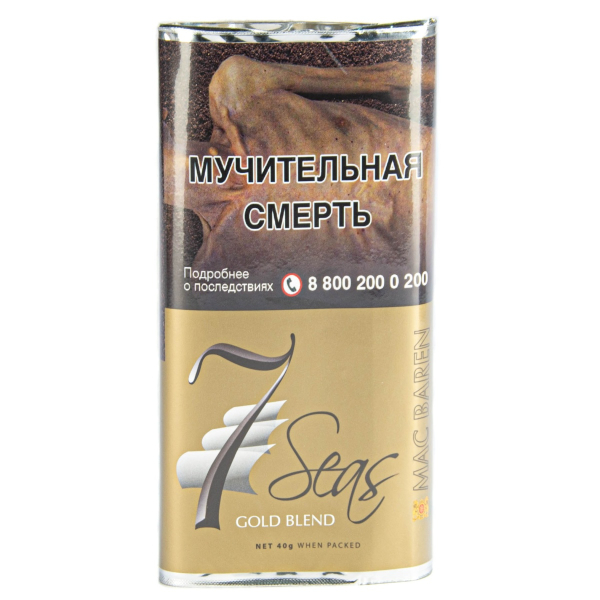 Трубочный табак Mac Baren 7 Seas Gold Blend 40 грамм в Ханты-Мансийске