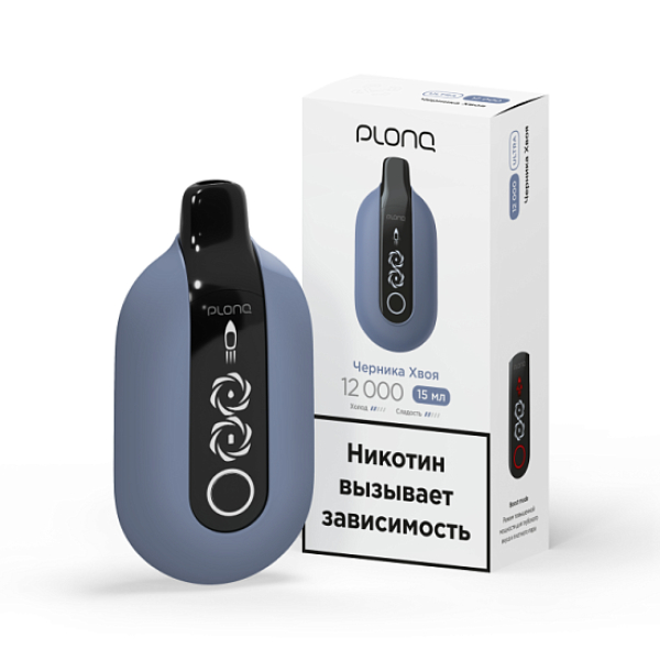 Электронка Plonq Ultra Черника Хвоя 12000 затяжек в Ханты-Мансийске