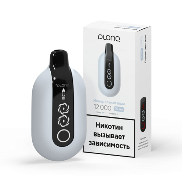 Электронка Plonq Ultra Минеральная Вода  12000 затяжек в Ханты-Мансийске