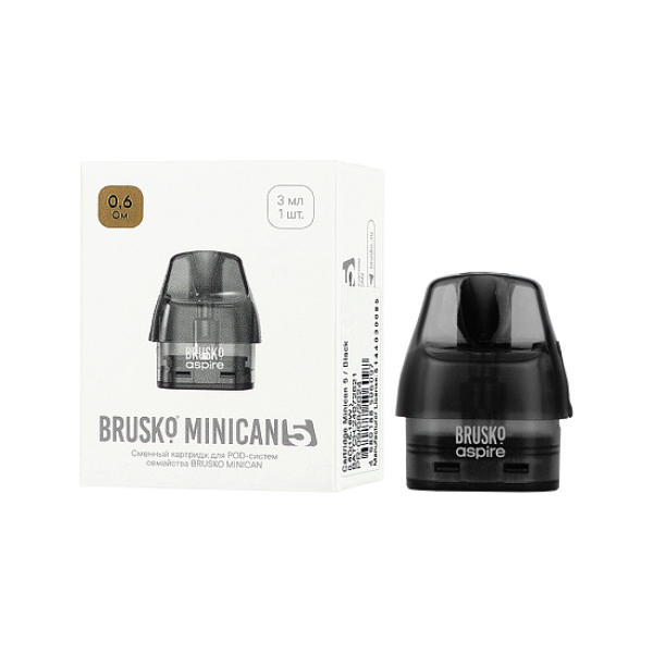 Сменный картридж Brusko Minican 5 0.6 Ом (3 мл, 1 шт.) в Ханты-Мансийске
