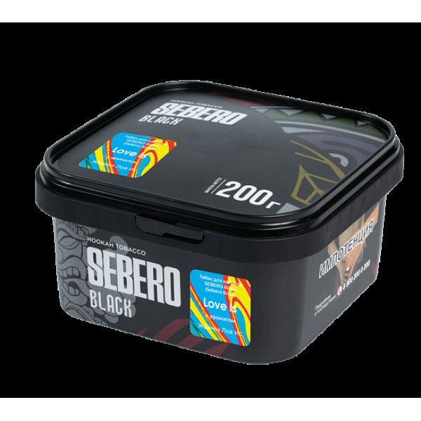 Табак Sebero Black Black Love Is 200 грамм в Ханты-Мансийске