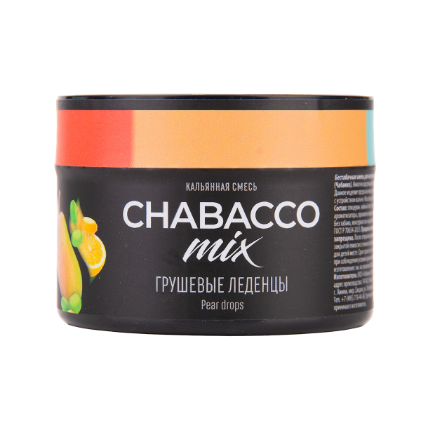Бестабачная смесь Chabacco Mix Medium Pear Drops 40 грамм в Ханты-Мансийске