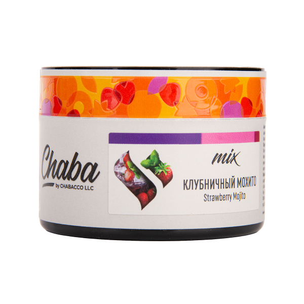 Бестабачная смесь Chaba Mix Strawberry Mojito Nicotine Free 50 грамм в Ханты-Мансийске