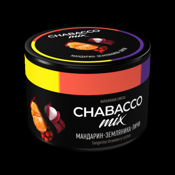 Бестабачная смесь Chabacco Mix Medium Tangerine Strawberry Lychee 40 грамм в Ханты-Мансийске
