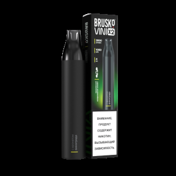 Электронка Brusko Vini X2 Грейпфрут 2800 затяжек в Ханты-Мансийске