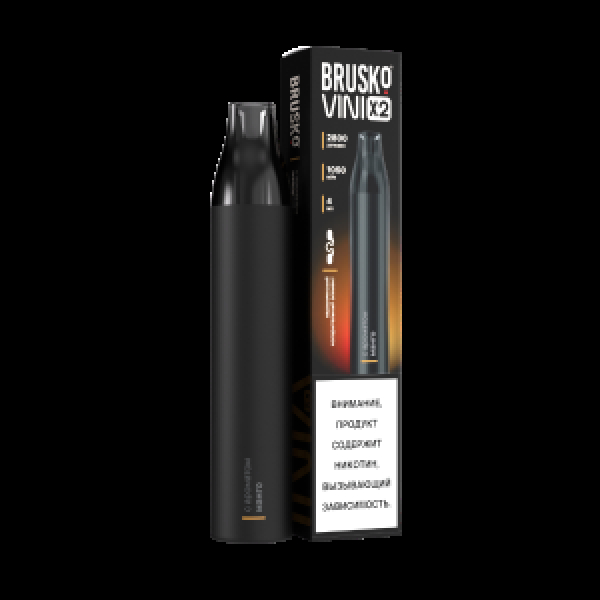 Электронка Brusko Vini X2 Манго 2800 затяжек в Ханты-Мансийске