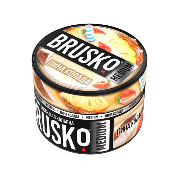 Бестабачная смесь Brusko Zero Пина Колада 50 грамм в Ханты-Мансийске