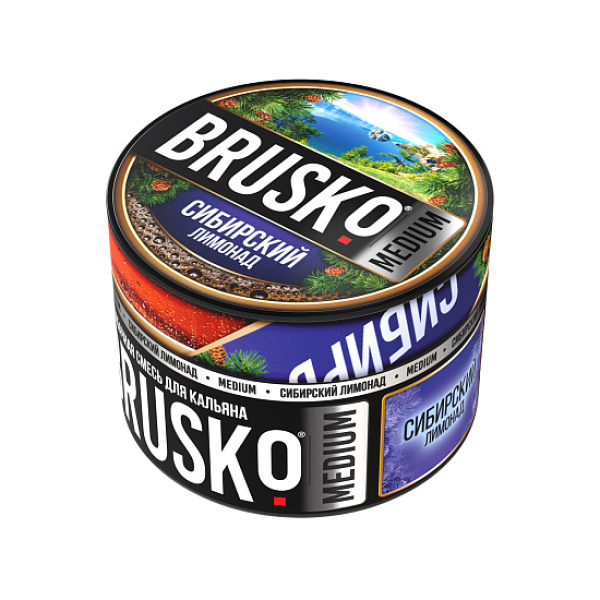Бестабачная смесь Brusko Zero Сибирский Лимонад 50 грамм в Ханты-Мансийске