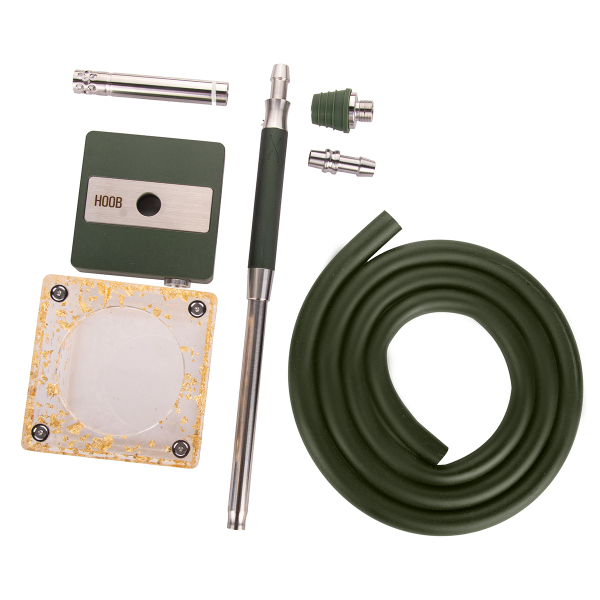 Кальян Hoob Subatom British Racing Green X Ss | Cube Mini Gold в Ханты-Мансийске
