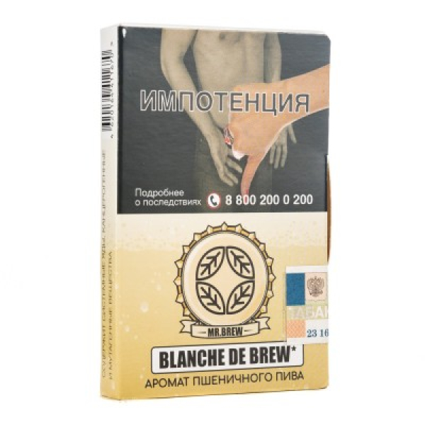 Табак Mr Brew Blanche De Brew Аромат Пшеничного Пива 25 грамм в Ханты-Мансийске
