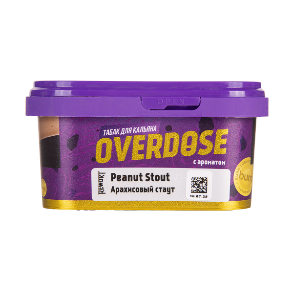 Табак Overdose Peanut Stout 200 грамм в Ханты-Мансийске