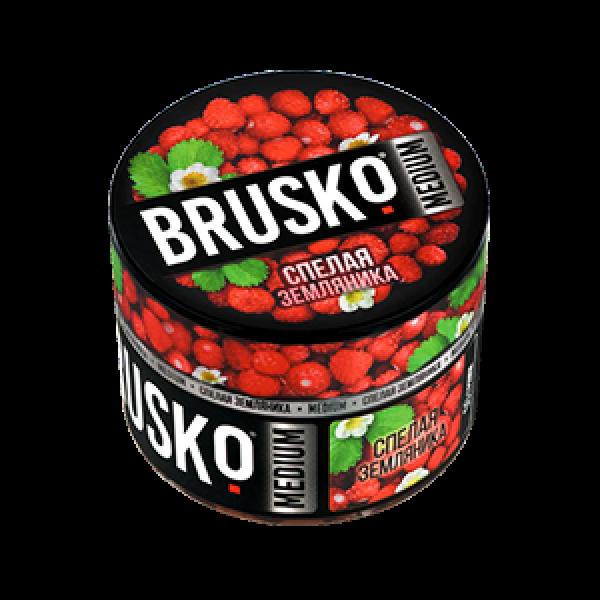 Бестабачная смесь Brusko Спелая Земляника 50 грамм в Ханты-Мансийске