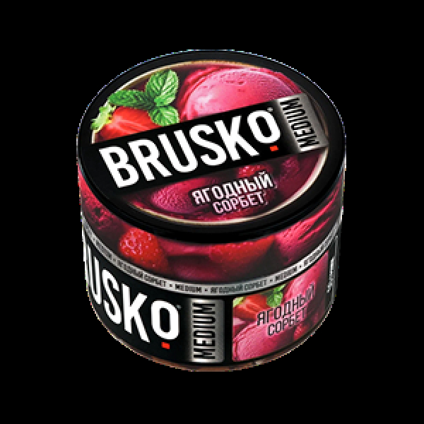 Бестабачная смесь Brusko Ягодный Сорбет 50 грамм в Ханты-Мансийске
