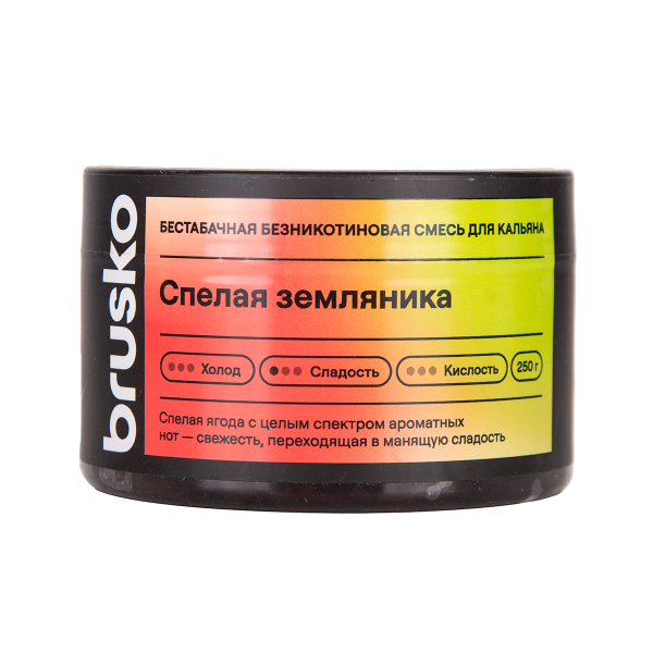 Бестабачная смесь Brusko Спелая Земляника 250 грамм в Ханты-Мансийске