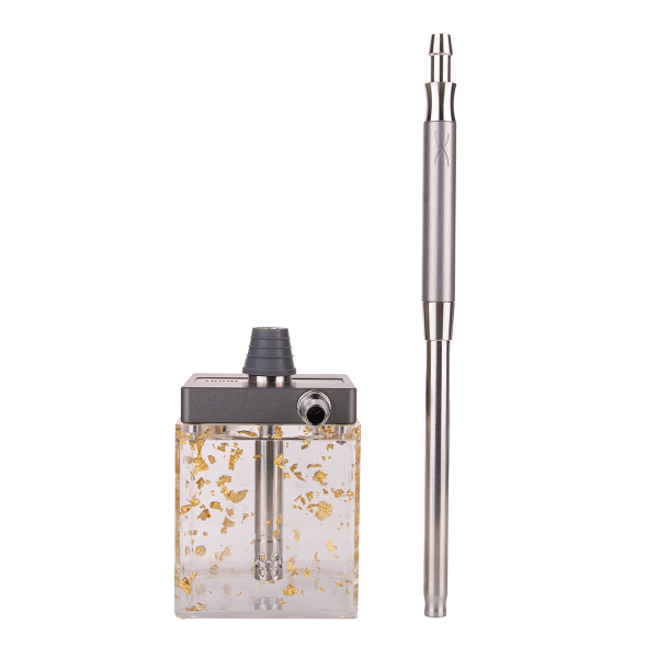 Кальян Hoob Subatom Space Grey X Ss | Cube Mini Gold в Ханты-Мансийске