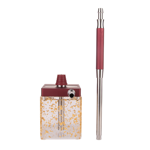 Кальян Hoob Subatom Wine Red X Ss | Cube Mini Gold в Ханты-Мансийске