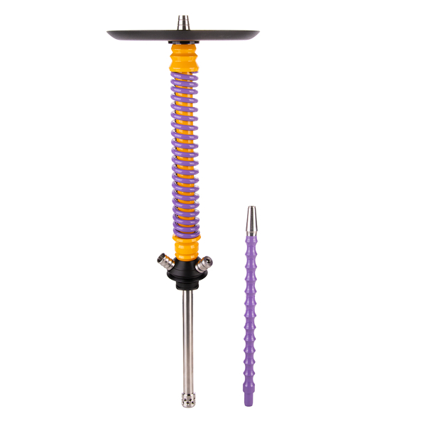 Кальян Mamay Customs Coilover Большой  Жёлтый Сирень в Ханты-Мансийске