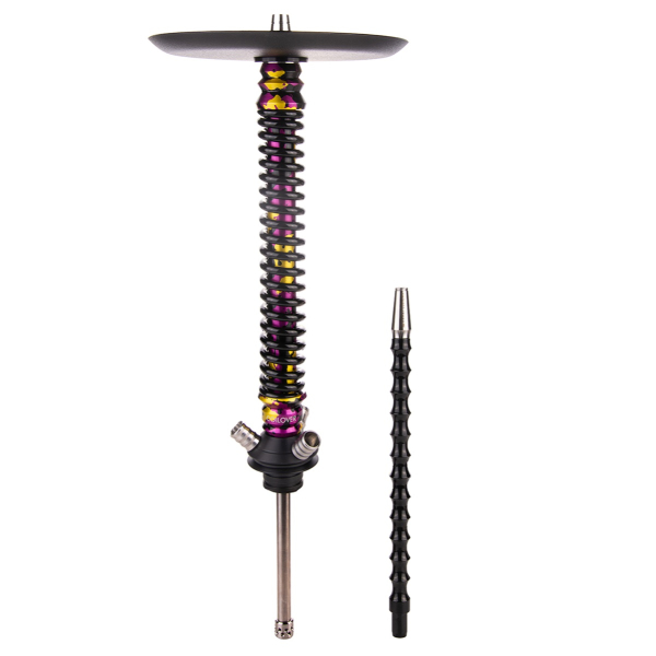 Кальян Mamay Customs Coilover Большой   Пурпурный/золотой Камуфляж Чёрный в Ханты-Мансийске