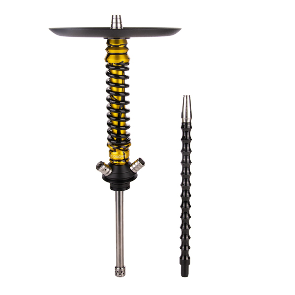 Кальян Mamay Customs Coilover Mini  Золотой Сплеш Чёрный в Ханты-Мансийске
