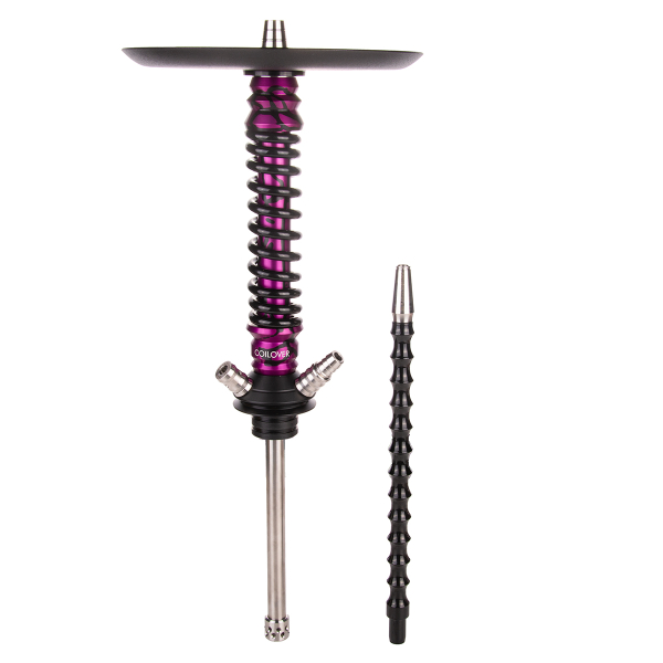 Кальян Mamay Customs Coilover Mini  Пурпурный Сплеш Чёрный в Ханты-Мансийске