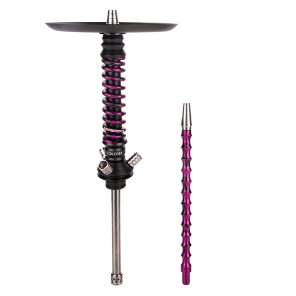 Кальян Mamay Customs Coilover Mini  Чёрный Пурпурный Сплеш в Ханты-Мансийске