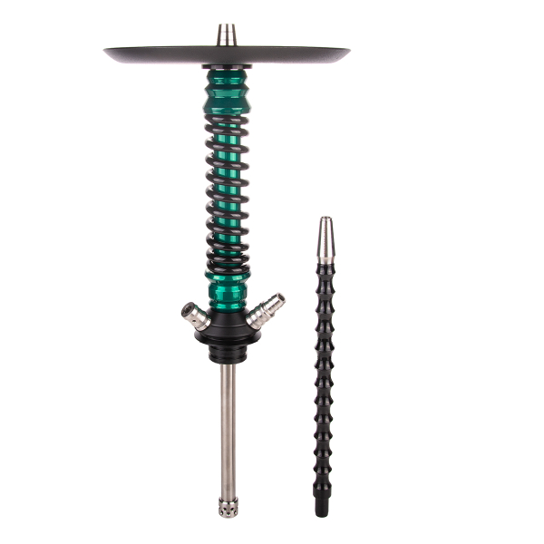 Кальян Mamay Customs Coilover Mini  Зелёный Лак Чёрный в Ханты-Мансийске