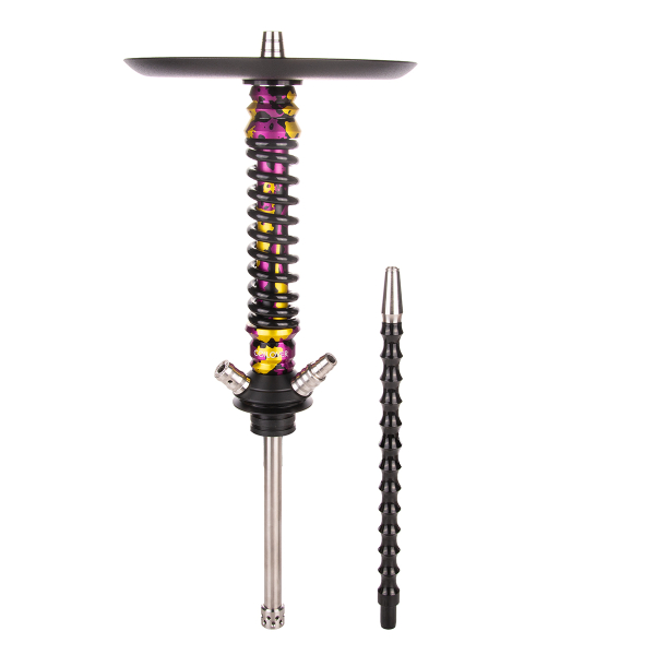 Кальян Mamay Customs Coilover Mini   Пурпурный/золотой Камуфляж Чёрный в Ханты-Мансийске