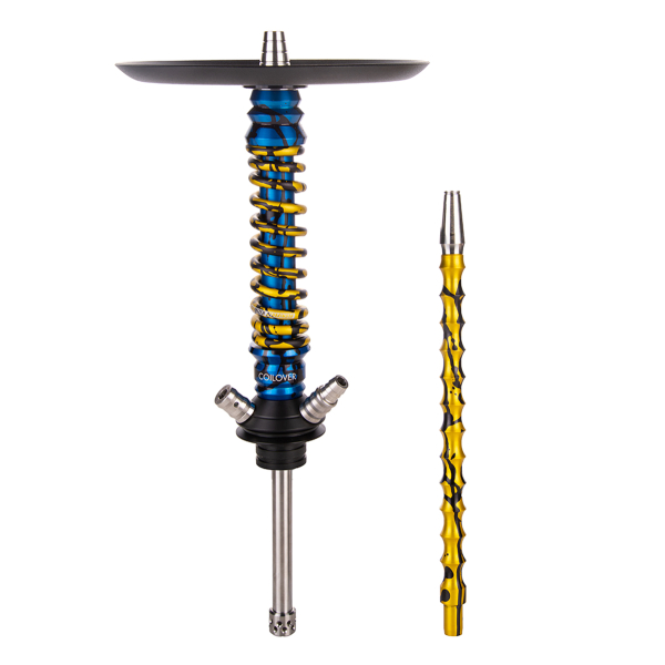 Кальян Mamay Customs Coilover Mini   Синий Сплеш Золотой Сплеш в Ханты-Мансийске