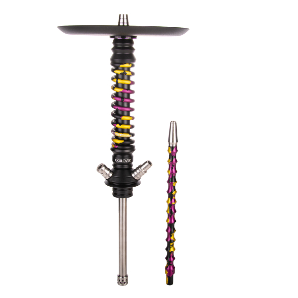 Кальян Mamay Customs Coilover Mini   Чёрный Пурпурный/золотой Камуфляж в Ханты-Мансийске